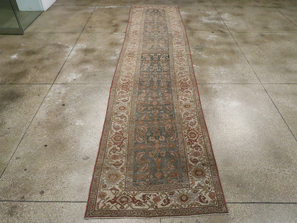 Antique Persian Bidjar Runner, No.29856 - Staging