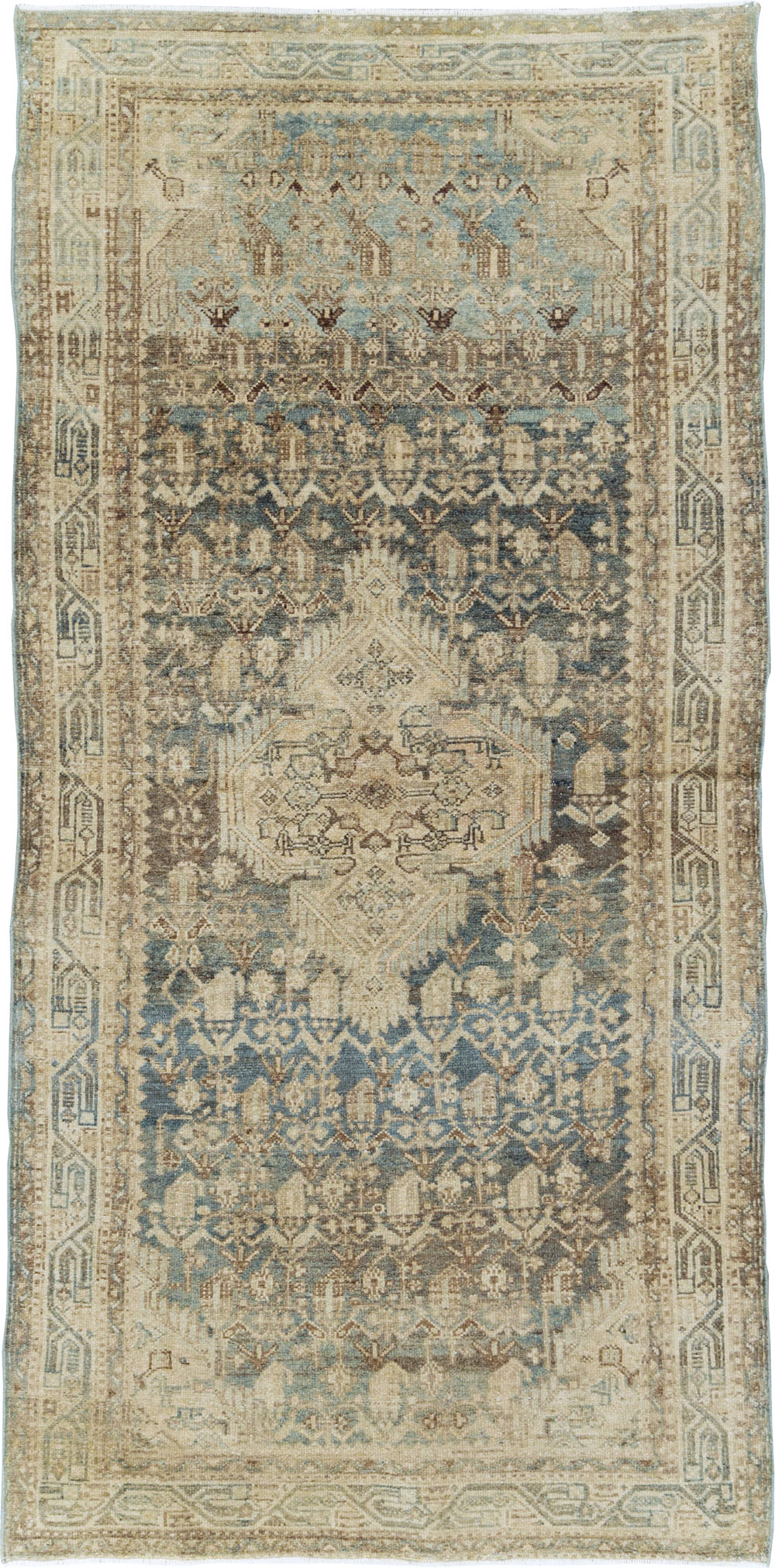 Antique Persian Malayer Rug, No.29859 - Staging
