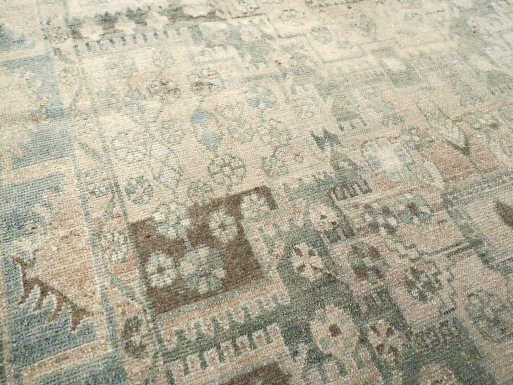 Vintage Persian Malayer Accent Rug, No.29861 - Staging