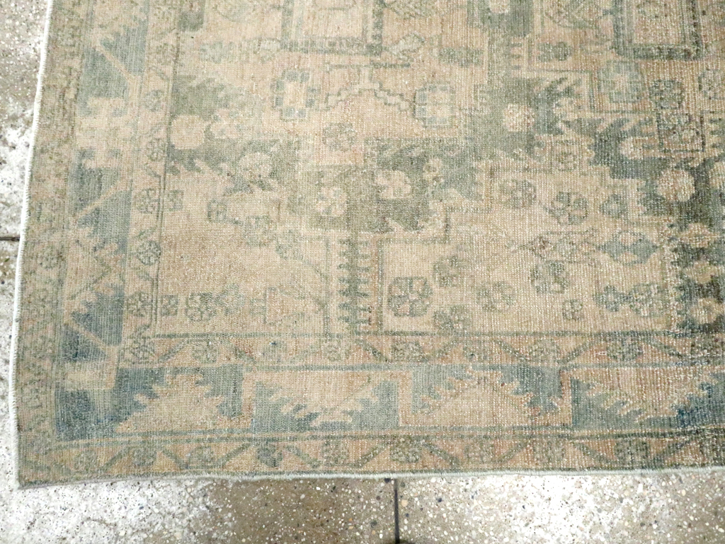 Vintage Persian Malayer Accent Rug, No.29861 - Staging