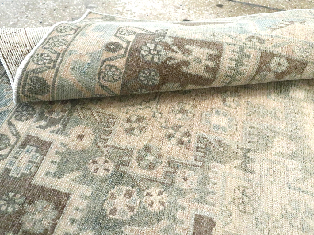 Vintage Persian Malayer Accent Rug, No.29861 - Staging