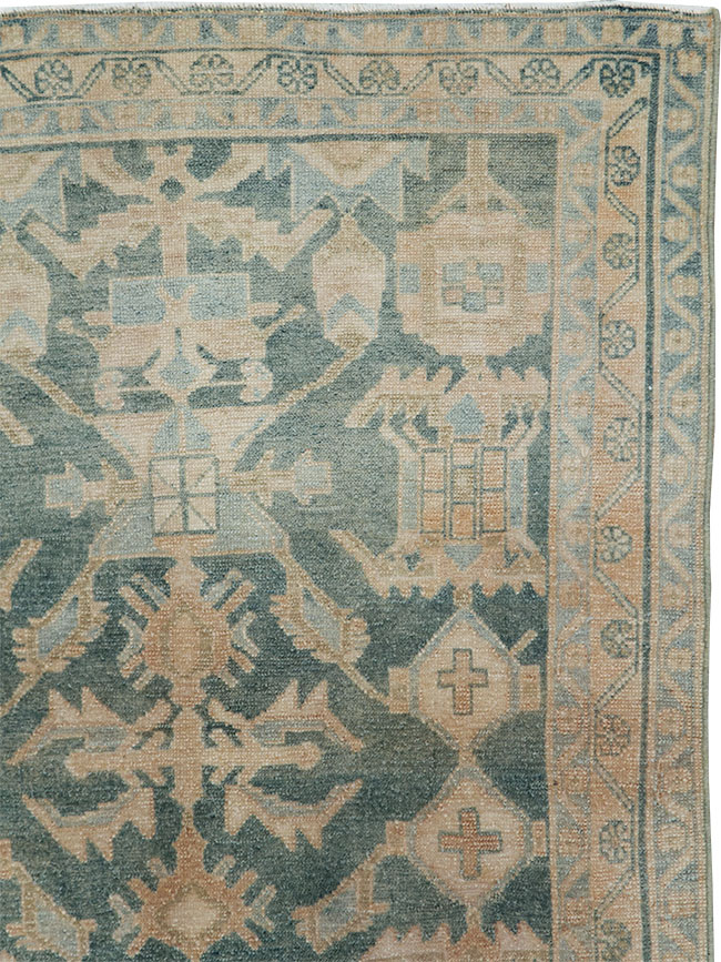 Vintage Persian Malayer Rug, No.29863 - Staging