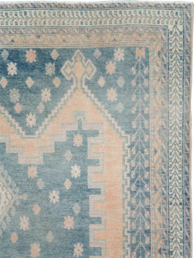 Vintage Persian Afshar Tribal Accent Rug, No.29864 - Staging