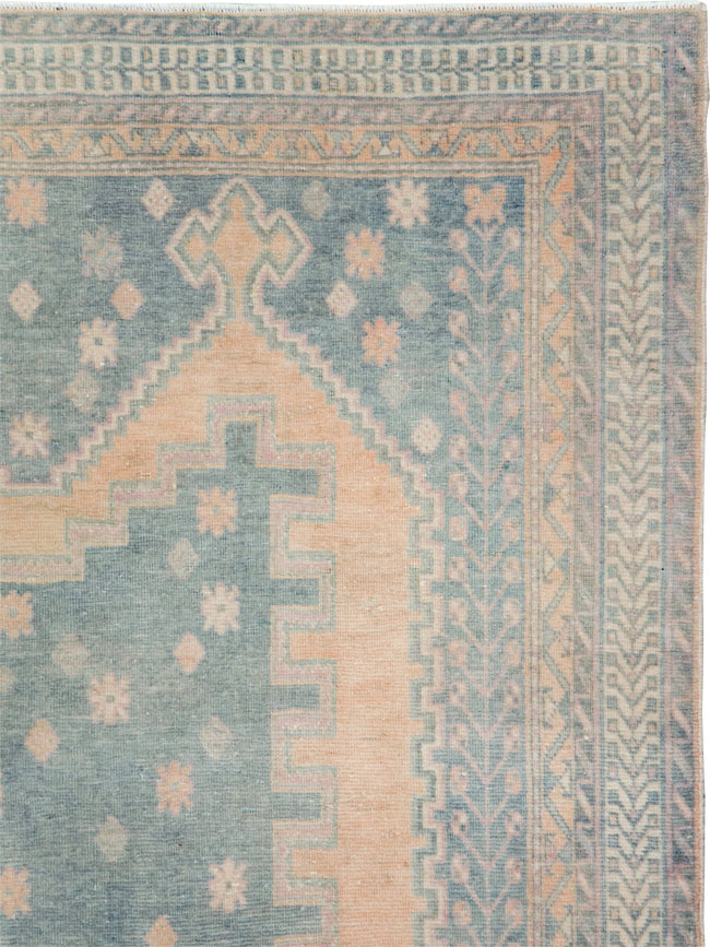 Vintage Persian Afshar Tribal Accent Rug, No.29864 - Staging