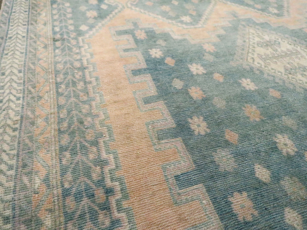 Vintage Persian Afshar Tribal Accent Rug, No.29864 - Staging