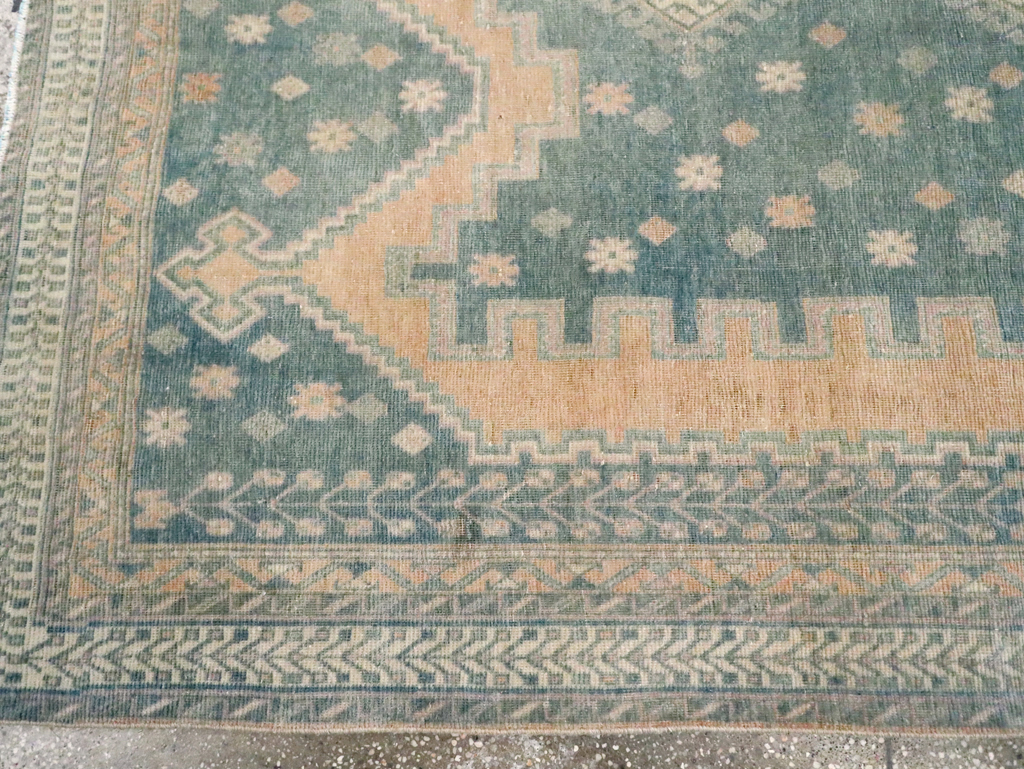 Vintage Persian Afshar Tribal Accent Rug, No.29864 - Staging