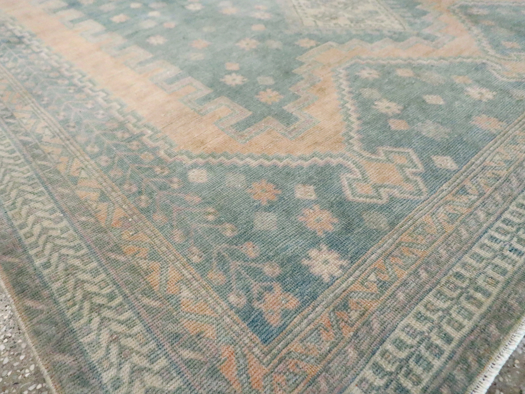 Vintage Persian Afshar Tribal Accent Rug, No.29864 - Staging