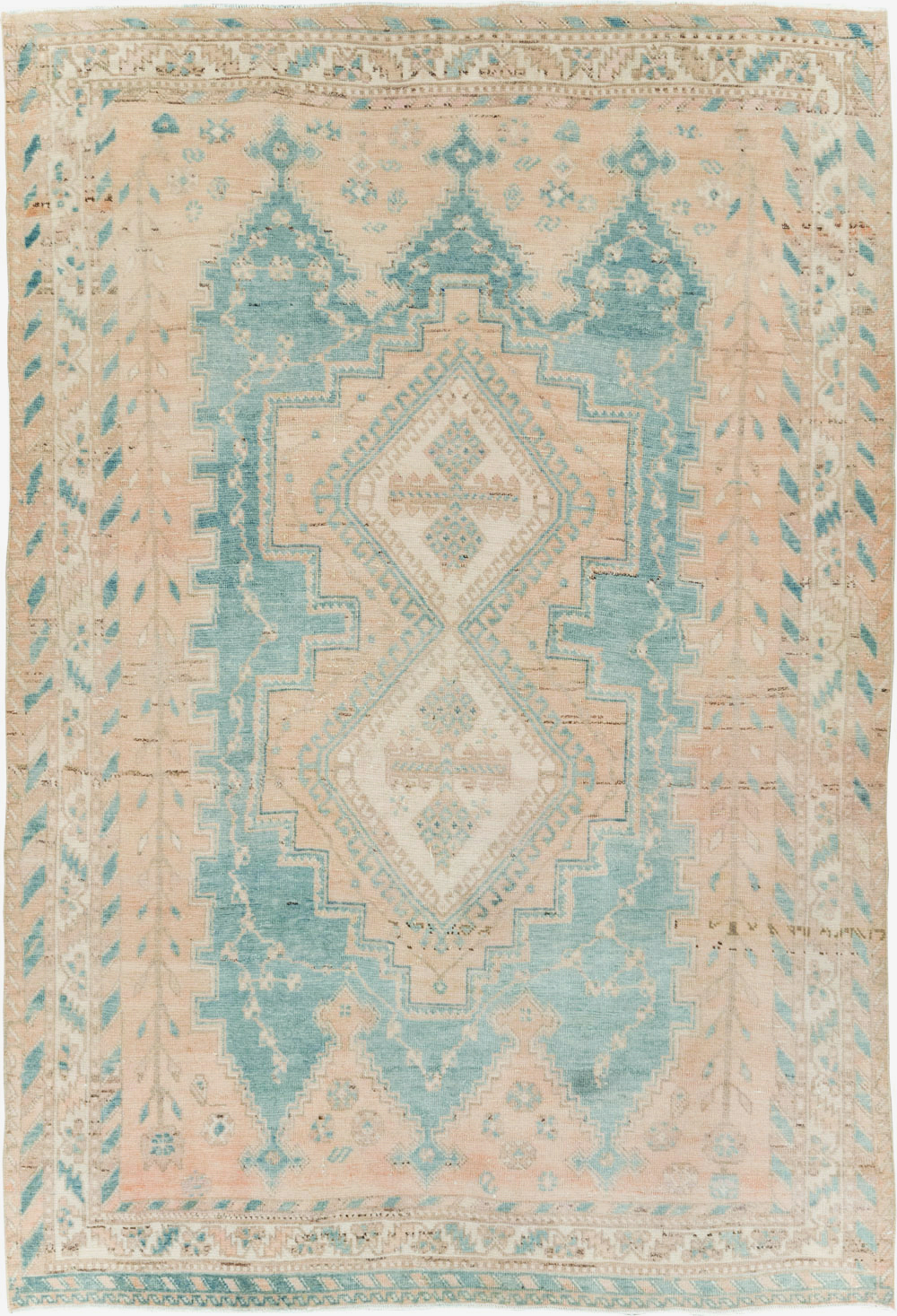 Vintage Persian Afshar Rug, No.29865 - Staging