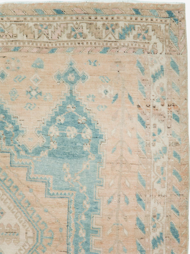 Vintage Persian Afshar Rug, No.29865 - Staging