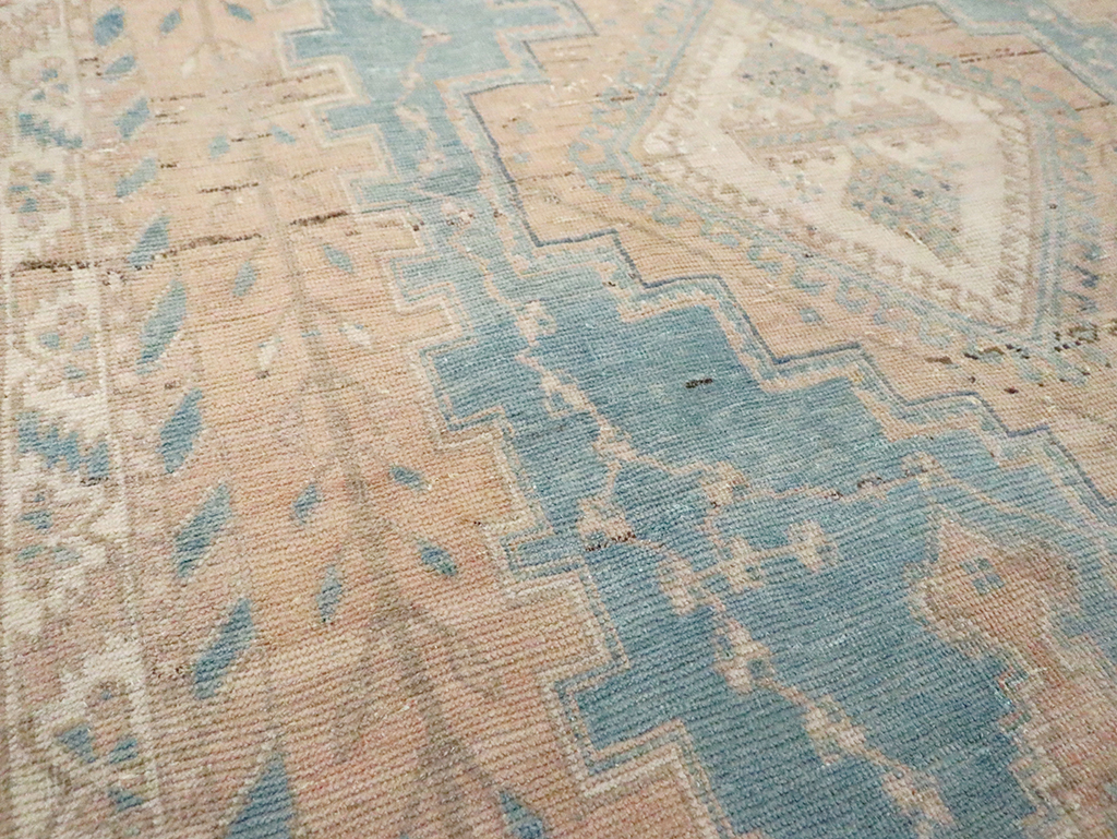 Vintage Persian Afshar Rug, No.29865 - Staging