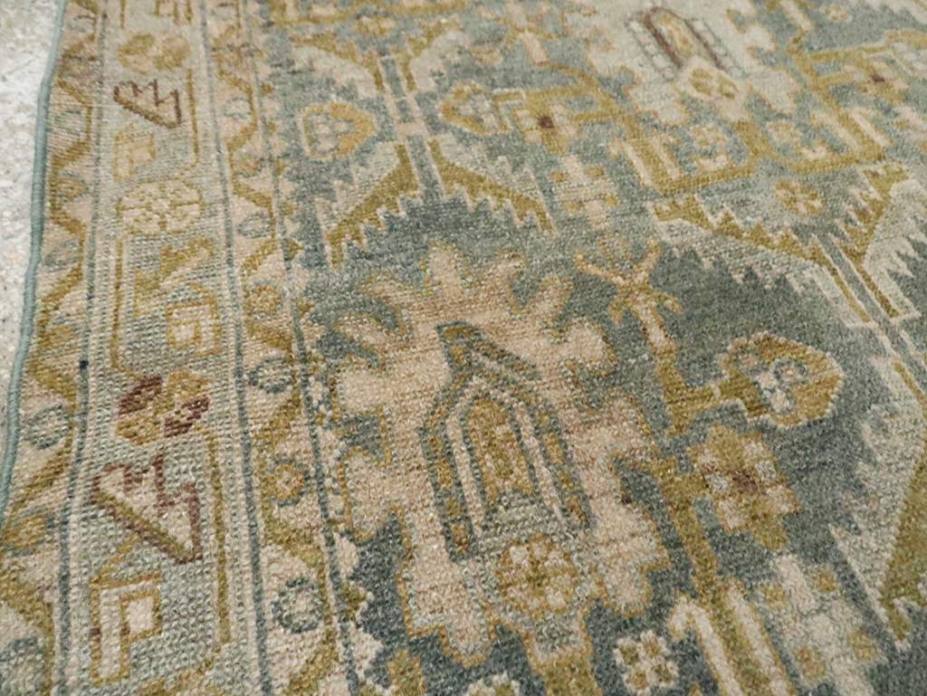 Vintage Persian Malayer Throw Rug, No.29867 - Staging