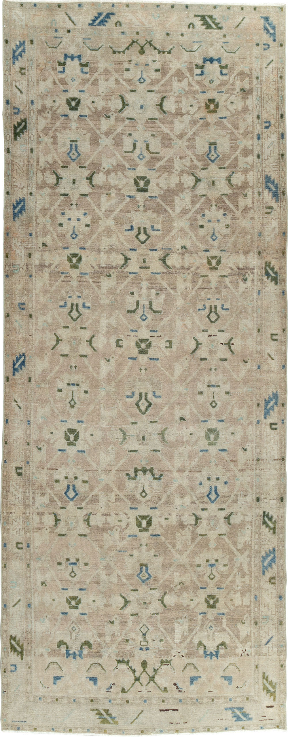 Vintage Persian Malayer Rug, No.29868 - Staging