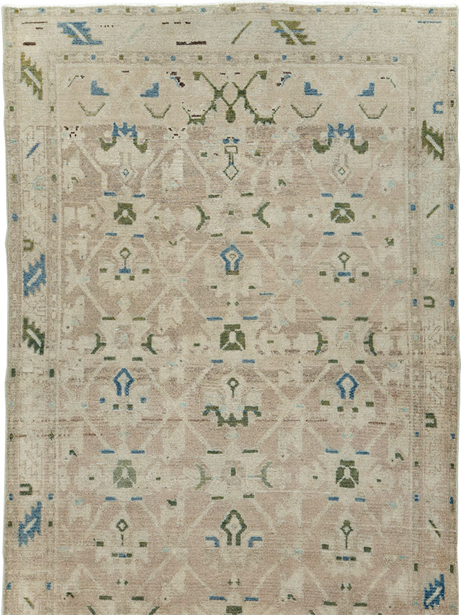 Vintage Persian Malayer Rug, No.29868 - Staging