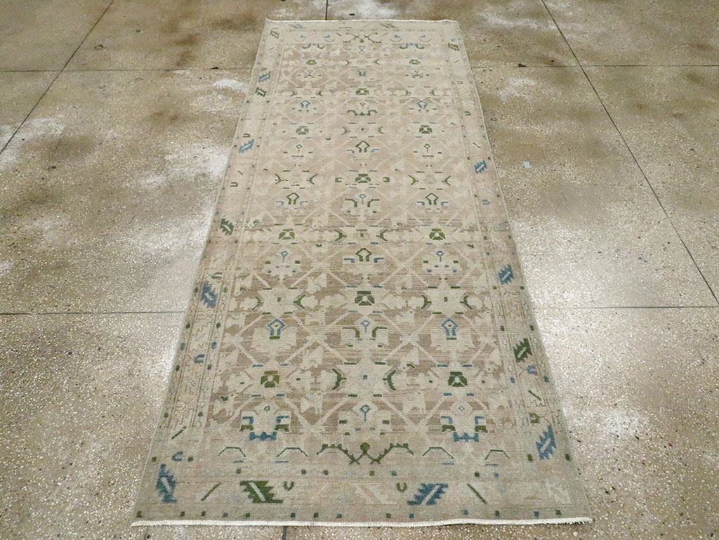 Vintage Persian Malayer Rug, No.29868 - Staging