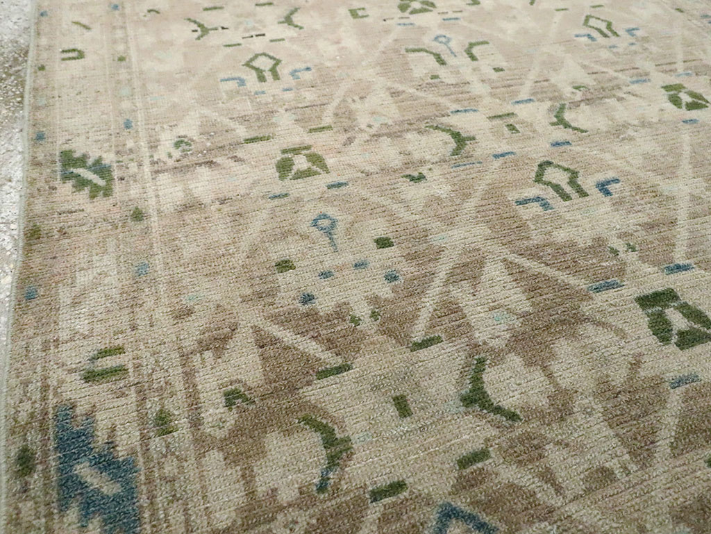 Vintage Persian Malayer Rug, No.29868 - Staging