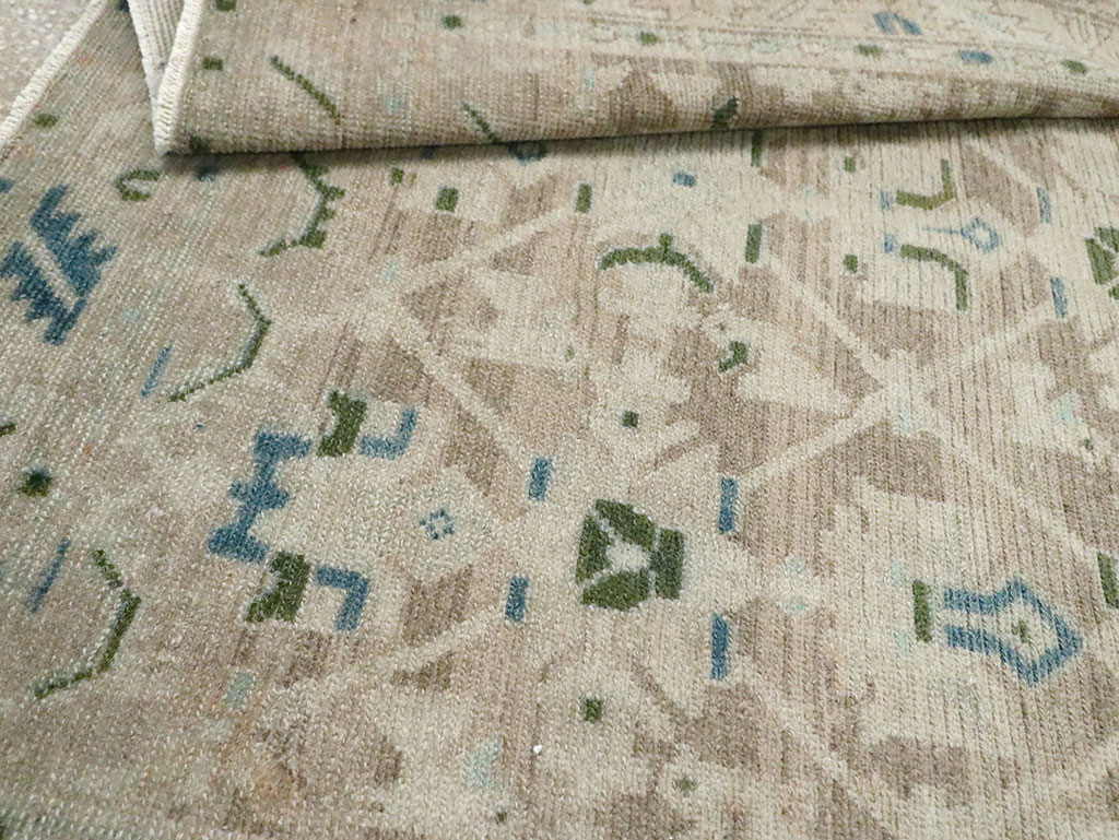 Vintage Persian Malayer Rug, No.29868 - Staging