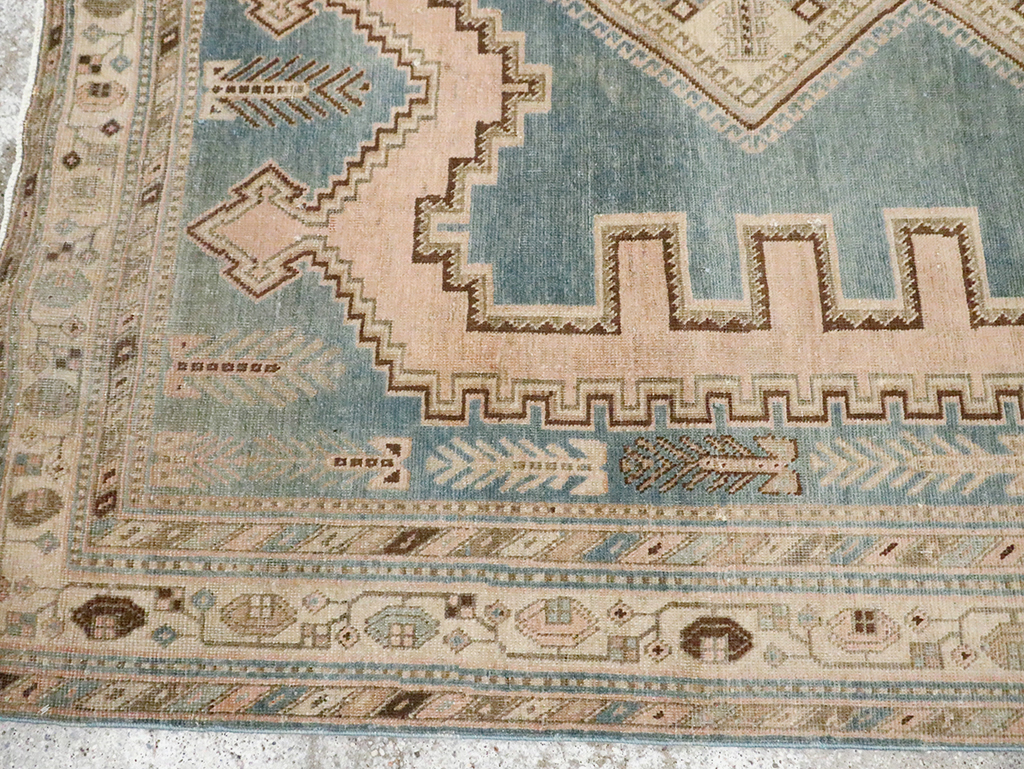 Vintage Persian Afshar Accent Rug, No.29871 - Staging