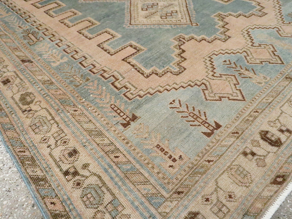 Vintage Persian Afshar Accent Rug, No.29871 - Staging