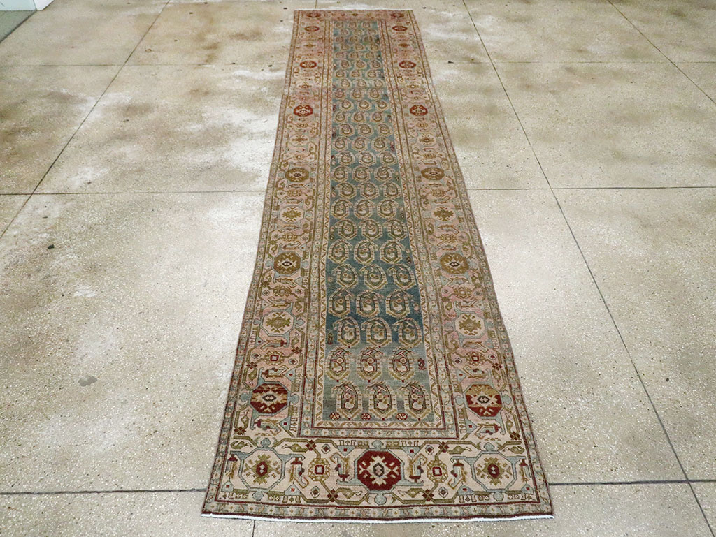 Vintage Persian Malayer Runner, No.29877 - Staging
