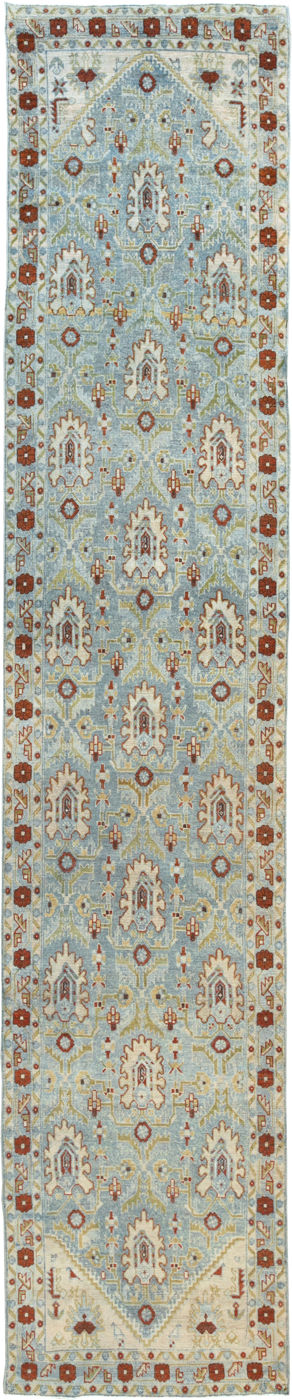 Vintage Persian Malayer Long Runner (Pair: 2 of 2), No.29883 - Staging