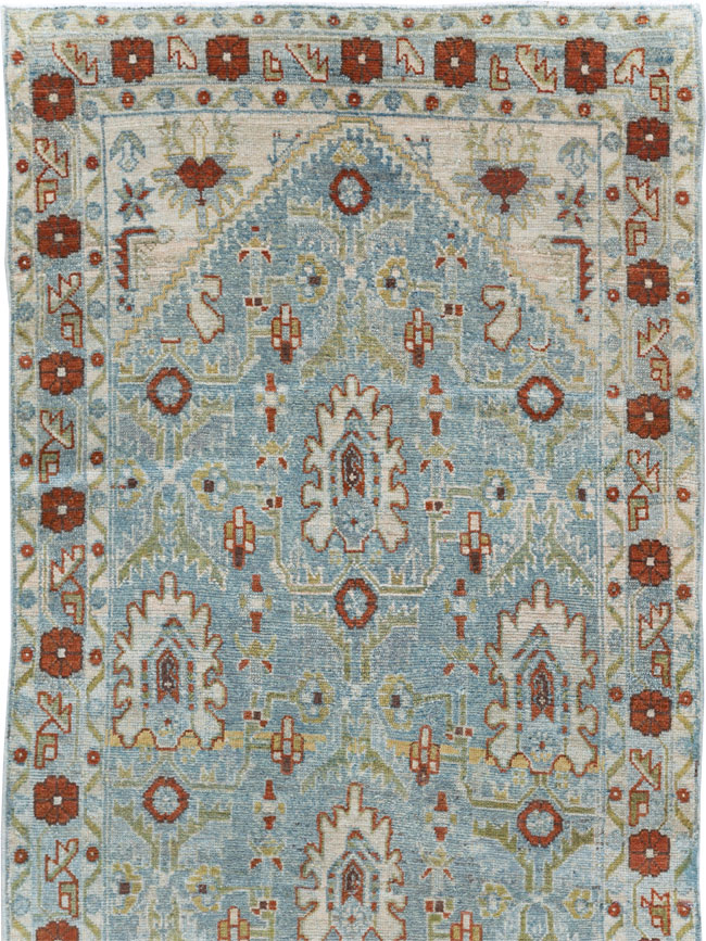 Vintage Persian Malayer Long Runner (Pair: 2 of 2), No.29883 - Staging