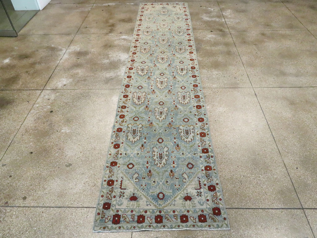 Vintage Persian Malayer Long Runner (Pair: 2 of 2), No.29883 - Staging