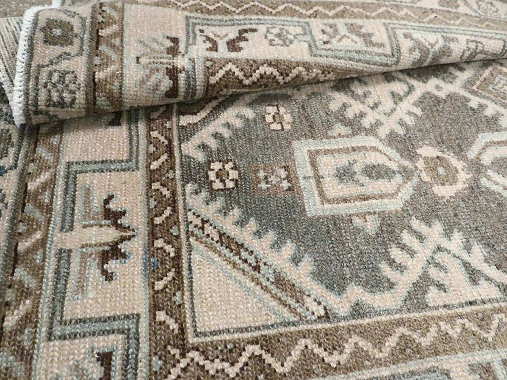 Vintage Persian Malayer Throw Rug, No.29884 - Staging