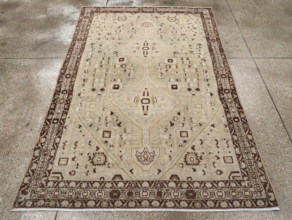 Antique Persian Malayer Rug, No.29885 - Staging