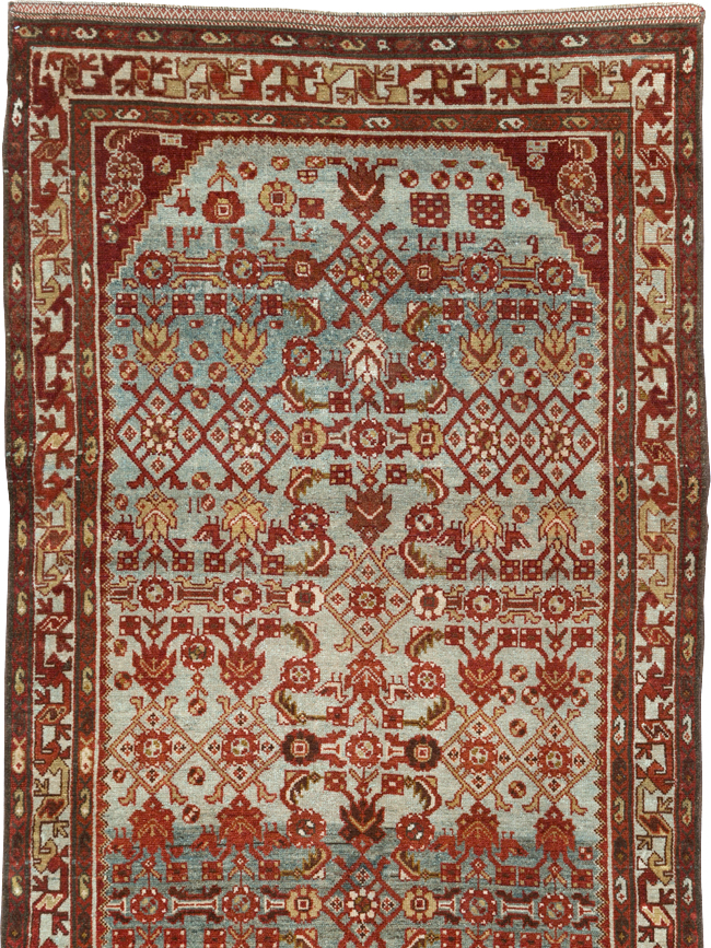 Vintage Persian Malayer Wide Gallery Runner, No.29886 - Staging