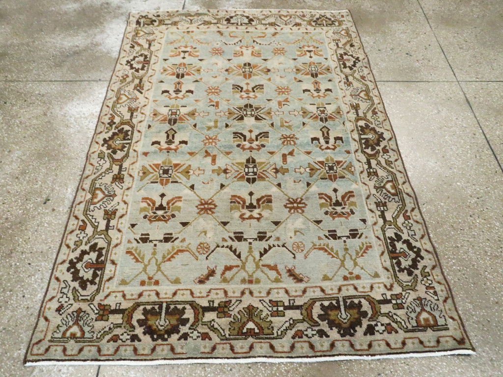 Vintage Persian Malayer Rug, No.29887 - Staging