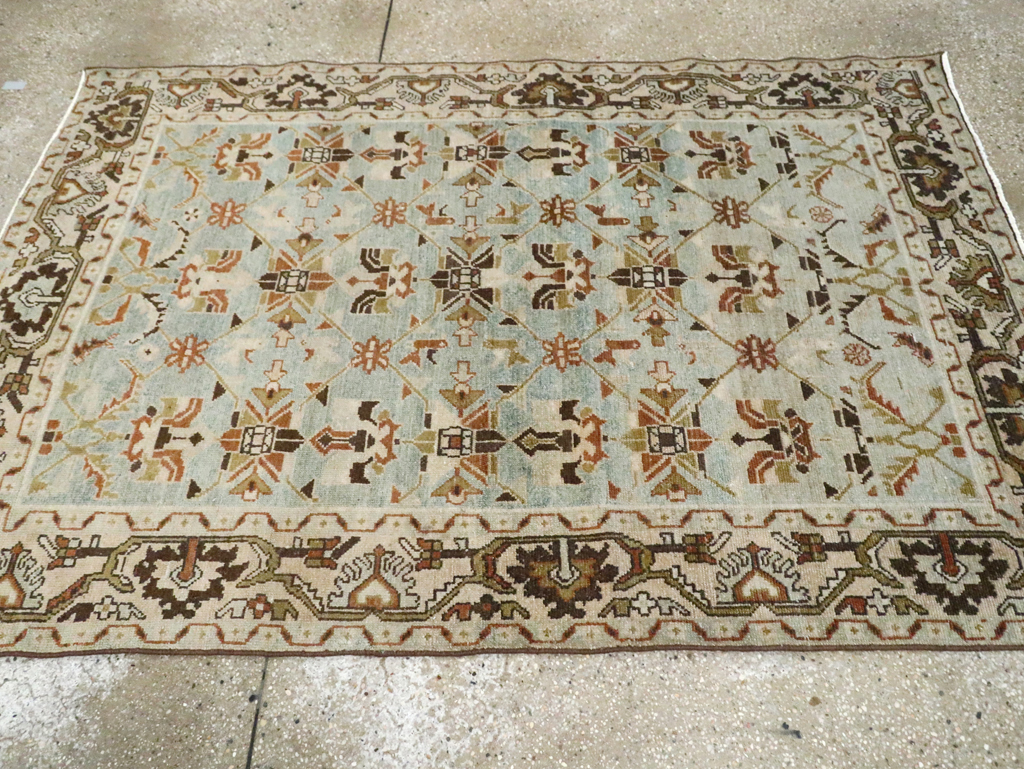 Vintage Persian Malayer Rug, No.29887 - Staging