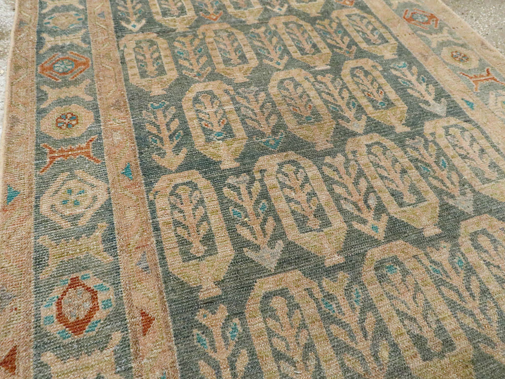 Antique Persian Malayer Long Runner, No.29888 - Staging