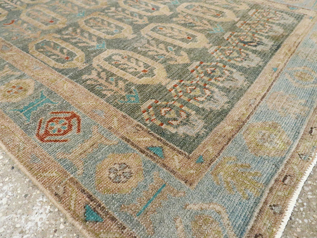 Antique Persian Malayer Long Runner, No.29888 - Staging