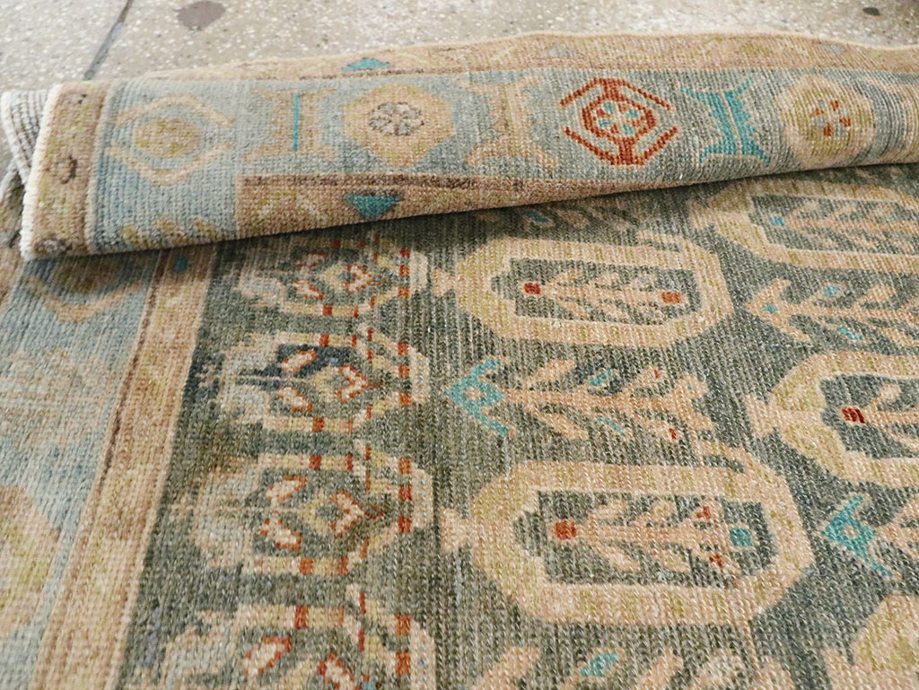 Antique Persian Malayer Long Runner, No.29888 - Staging