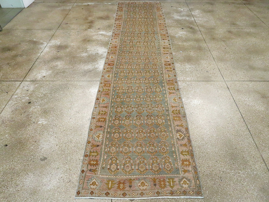 Antique Persian Malayer Runner, No.29889 - Staging