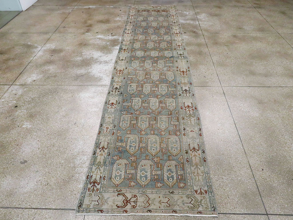 Antique Persian Malayer Runner (Pair: 1 of 2), No.29890 - Staging