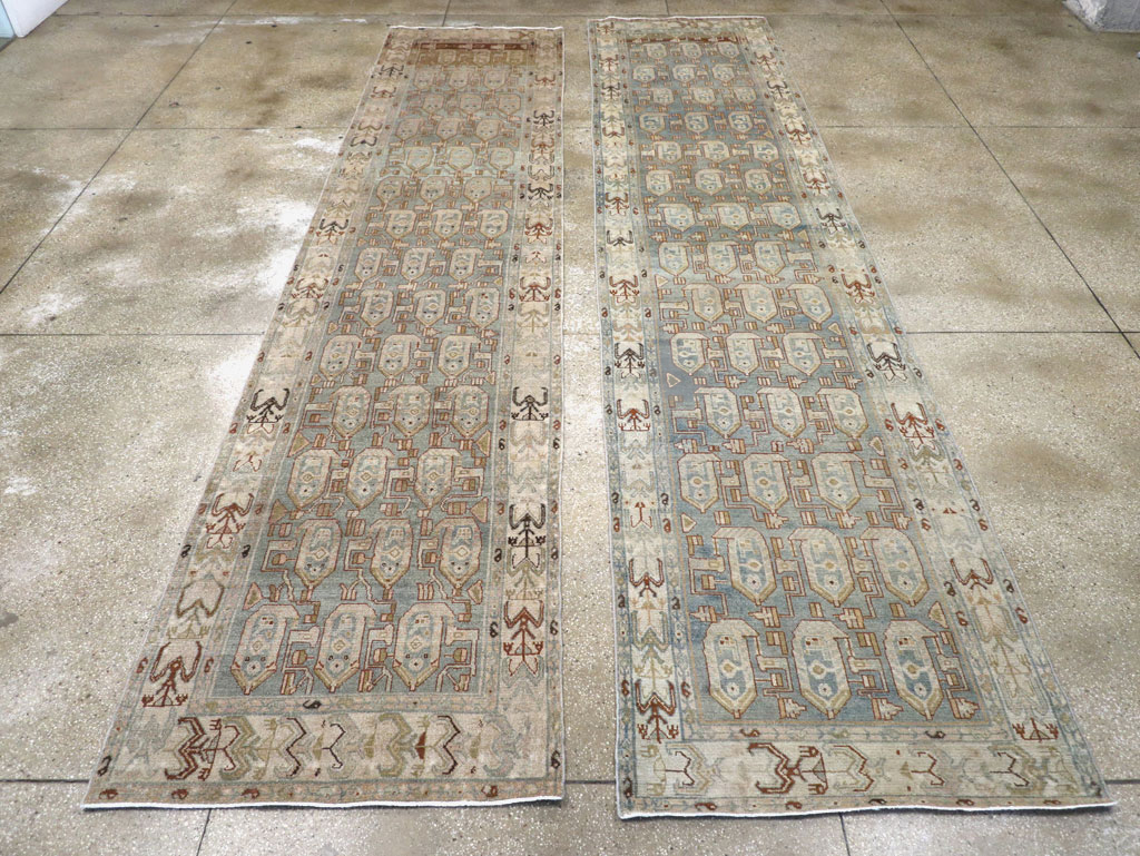Antique Persian Malayer Runner (Pair: 1 of 2), No.29890 - Staging