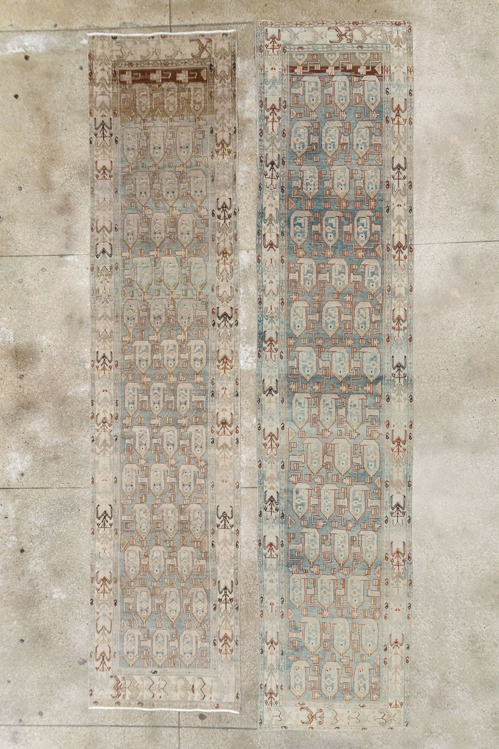 Antique Persian Malayer Runner (Pair: 1 of 2), No.29890 - Staging