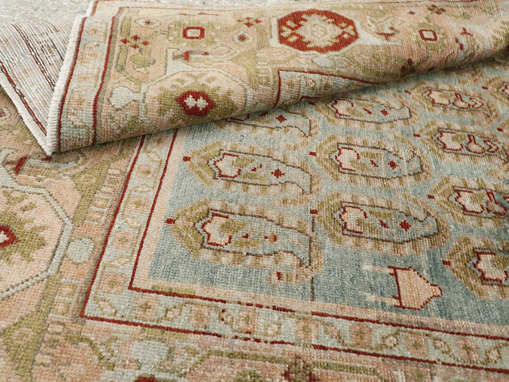 Vintage Persian Malayer Accent Rug, No.29892 - Staging