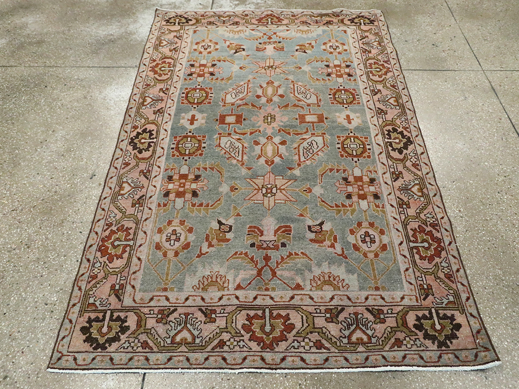 Vintage Persian Malayer Rug, No.29894 - Staging