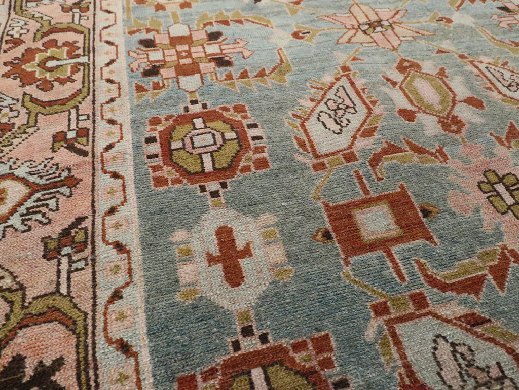 Vintage Persian Malayer Rug, No.29894 - Staging