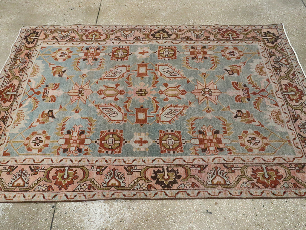 Vintage Persian Malayer Rug, No.29894 - Staging