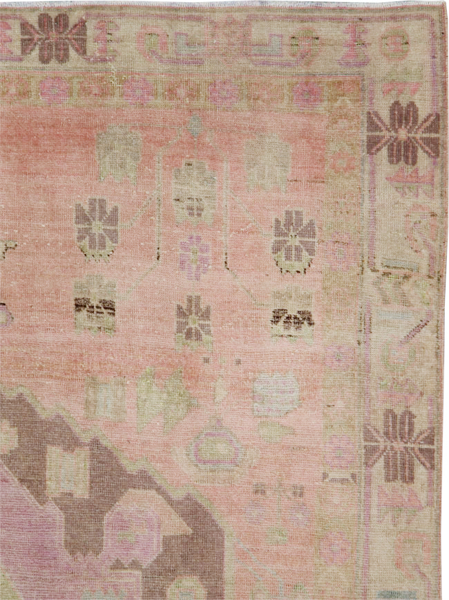 Vintage Persian Afshar Accent Rug, No.29899 - Staging