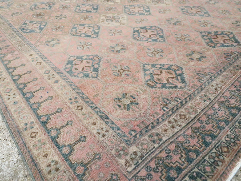 Vintage Persian Afshar Accent Rug, No.29900 - Staging