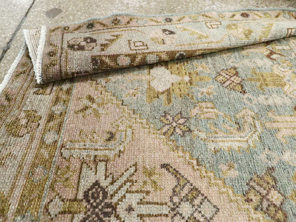 Antique Persian Malayer Long Runner, No.29901 - Staging