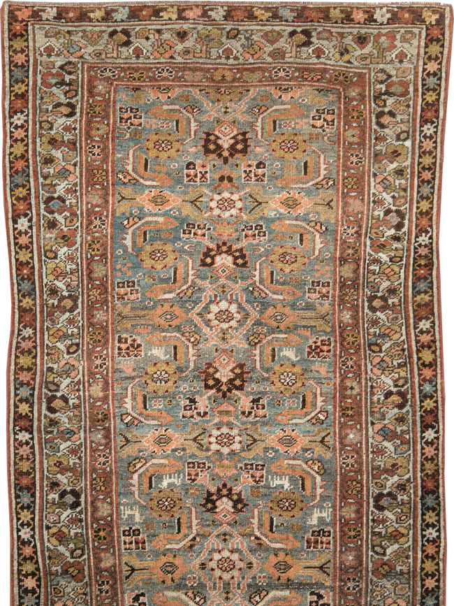 Antique Kurd Bidjar Runner, No.29902 - Staging