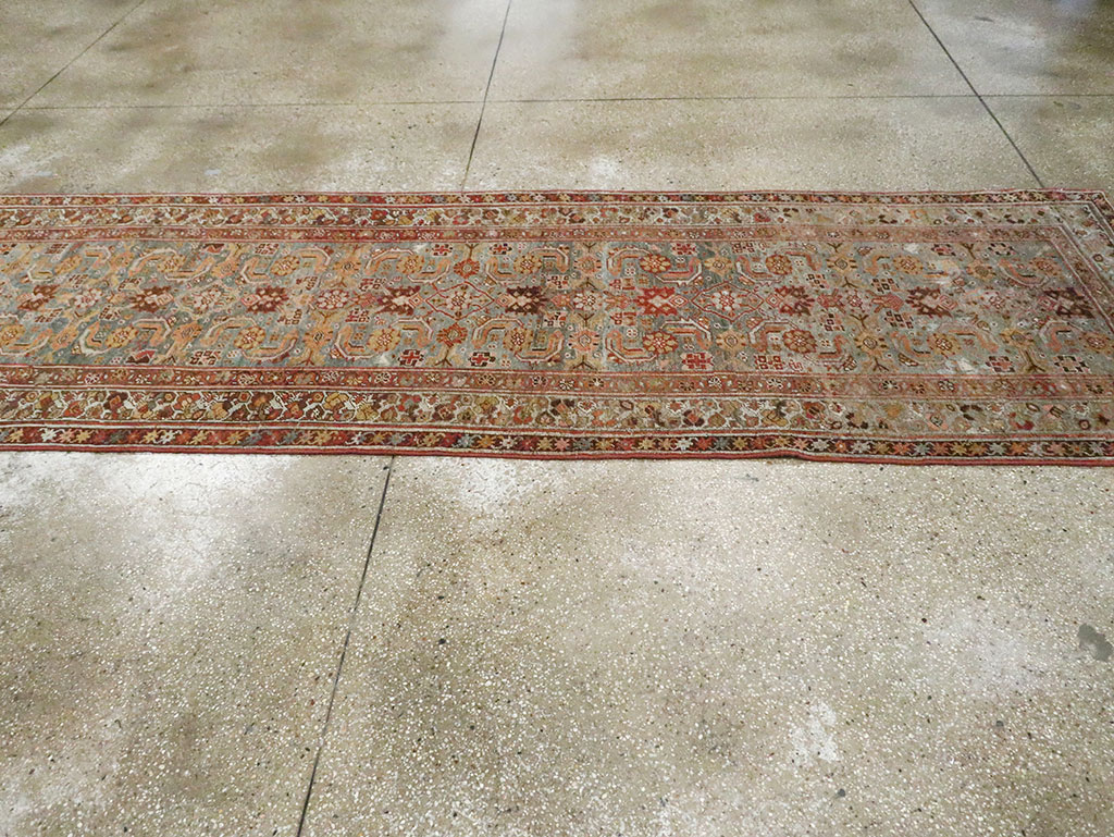 Antique Kurd Bidjar Runner, No.29902 - Staging