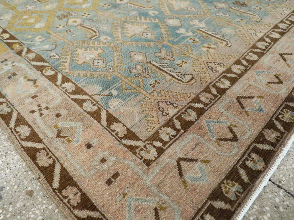 Vintage Persian Malayer Accent Rug, No.29904 - Staging