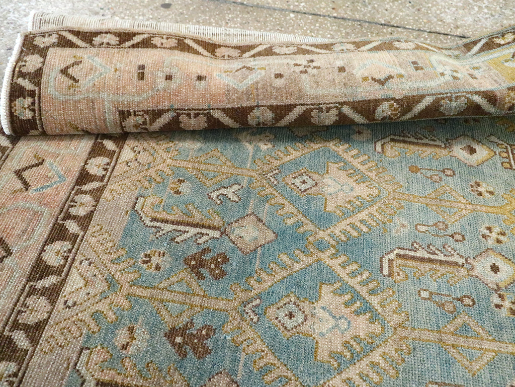 Vintage Persian Malayer Accent Rug, No.29904 - Staging