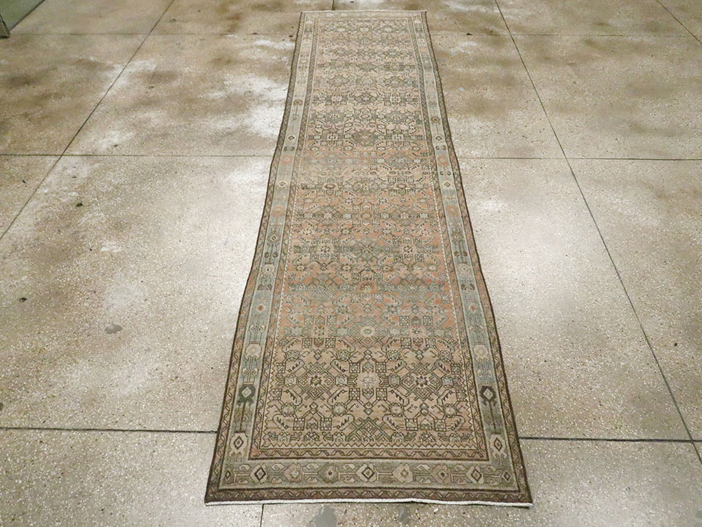 Vintage Persian Malayer Runner (Pair: 1 of 2), No.29905 - Staging
